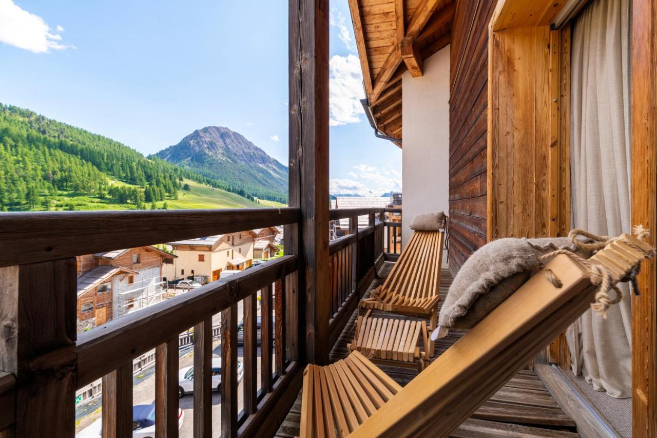 Le Chalet Blanc Hotel & Spa Montgenèvre المظهر الخارجي الصورة