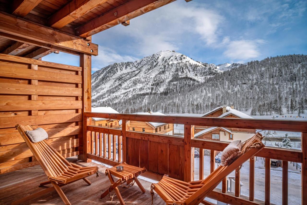 Le Chalet Blanc Hotel & Spa Montgenèvre المظهر الخارجي الصورة